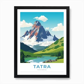 Slovakia Tatra Travel Art Print