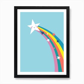 Rainbow Star 1 Art Print