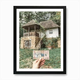 A bridge between history and currency. Art Print