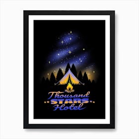 Thousand Stars Hotel Art Print