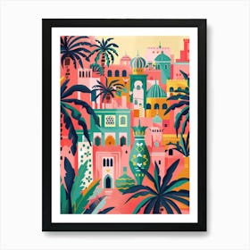 Moroccan City 2 Art Print