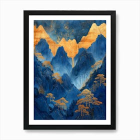 Asian Mountains 3 Art Print