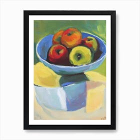 Apple Bowl Of fruit Art Print