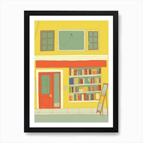 Limassol, Cyprus The Book Nook Pastel Colours 3 Art Print