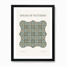 Tile Pattern Poster 56 Art Print