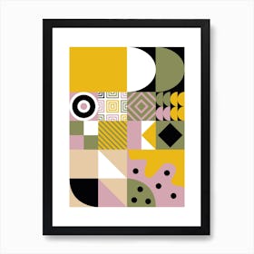 Bauhaus style 7 Art Print