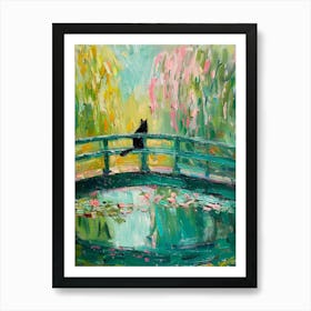 Cat On Bridge 4 Art Print