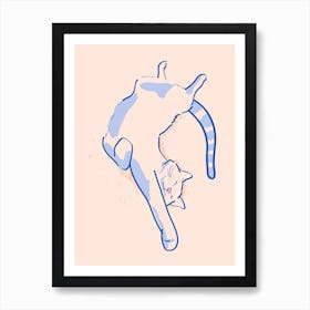 Caturday Art Print