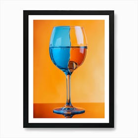 Glass Of Water 1 Art Print