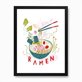 Ramen Art Print