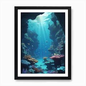 Beauty of underwater world 9 Art Print