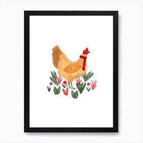 Chicken Art Print