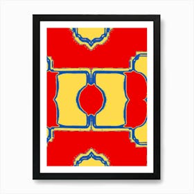 Red And Blue 1 Art Print