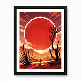 Red Planet 5 Art Print