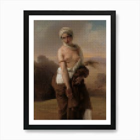 Portrait Of A Woman As Ruth Francesco Hayez (1853) Art Print