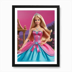 Princess Barbie Art Print