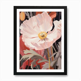 Poppy 2 Flower Painting Art Print