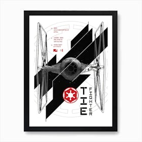 Tie Fighter Art Print