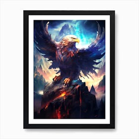 Eagle Fantasy Art Print