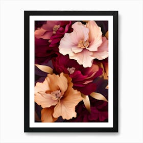 Floral Wallpaper 22 Art Print