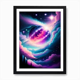 Velvet Cascade Art Print