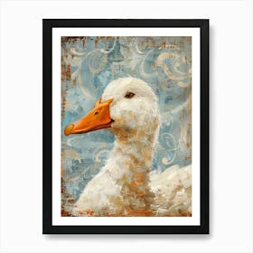 Duck Canvas Art Art Print