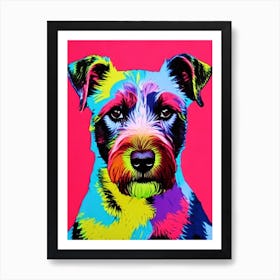 German Wirehaired Pointer Andy Warhol Style Dog Art Print