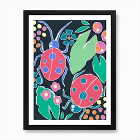 Ladybirds Art Print
