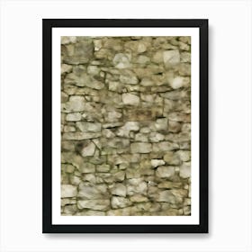 Distressed Brick Tile 20 Art Print