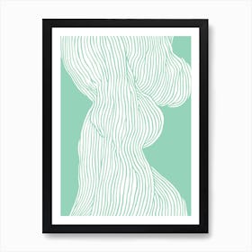 Fibers No 1 Mint Art Print