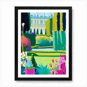 Gardens Of The Palace Of Versailles, France Abstract Still Life Art Print