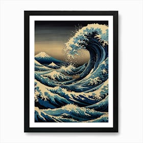 Great Wave Off Kanagawa 8 Art Print