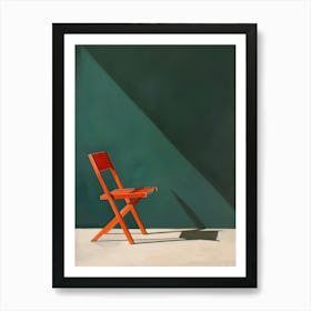 Folding Chair Art Print