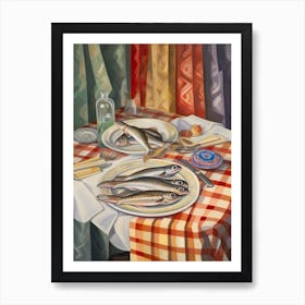 Smelt Still Life Painting Art Print