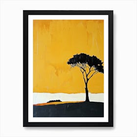 Lone Tree, Africa Art Print