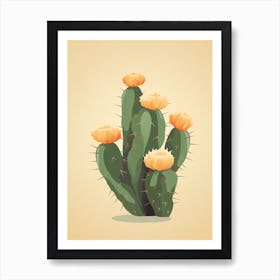 Peyote Cactus Illustration 5 Art Print