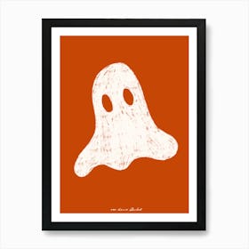 Ghost Art Print Art Print