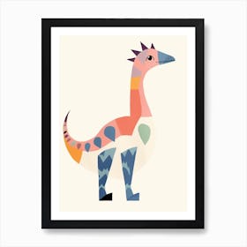 Nursery Dinosaur Art Oviraptor 3 Art Print