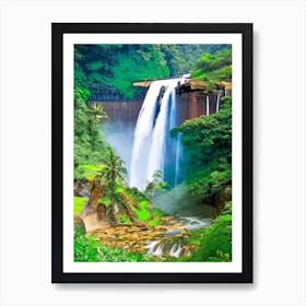 Laxapana Falls, Sri Lanka Majestic, Beautiful & Classic (2) Art Print