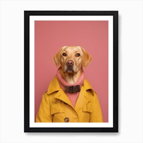 A Dog Labrador Retriever 11 Art Print