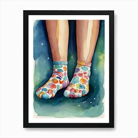 Socks Art Print