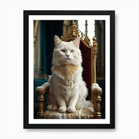 King'S Cat Art Print