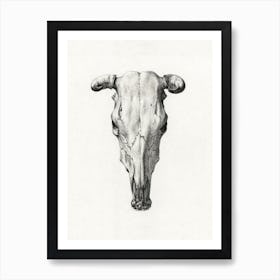 Skull Of Cow, Jean Bernard Art Print