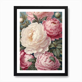 Peonies Art Print