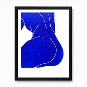 Blue Nude 2 Art Print