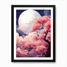 Beautiful Cherry Blossom Wall Art 1 Art Print