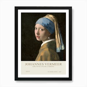 Johannes Vermeer - Girl Art Print
