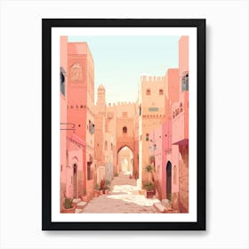 Street In Morocco Art Print