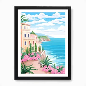 Tropea, Italy Colourful View 3 Art Print