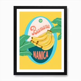 Banana Nanica from Brazil Art Print